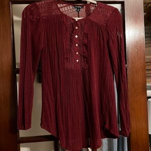 Lucky Brand, Size Small, long sleeve top